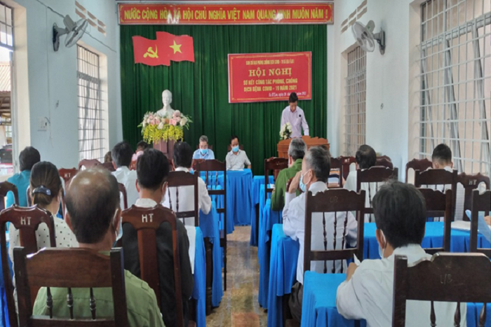 Sơ kết công tác phòng, chống dịch Covid-19 xã Ea H’Leo năm 2021
